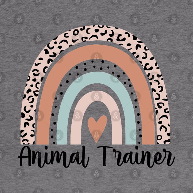 Animal Trainer Rainbow Leopard Animals Lover Gift by HeroGifts